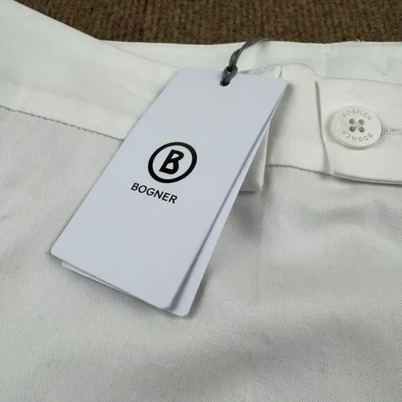 NWT BOGNER Bermuda Lara2 Shorts Women's XL/12 White 13 Inch Inseam Stretch - Picture 3 of 15